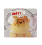 躍動感のあるプリンちゃん（個別スタンプ：3）
