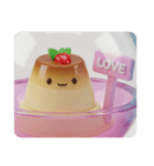 躍動感のあるプリンちゃん（個別スタンプ：4）