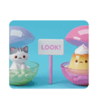 ねこねこプリンカプセルトイ（個別スタンプ：5）