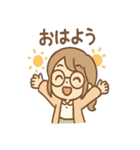 しおりのほんわか図書館ライフ（個別スタンプ：8）