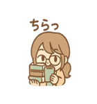 しおりのほんわか図書館ライフ（個別スタンプ：11）