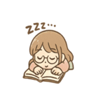しおりのほんわか図書館ライフ（個別スタンプ：21）