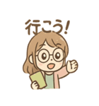 しおりのほんわか図書館ライフ（個別スタンプ：22）