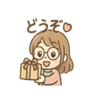 しおりのほんわか図書館ライフ（個別スタンプ：24）