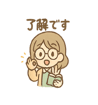 しおりのほんわか図書館ライフ（個別スタンプ：26）