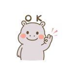 カバさんの日常スタンプ (Revised Version)（個別スタンプ：11）