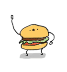 出たよ、はむスタンプ(86_hamburger)（個別スタンプ：29）