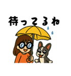 イヌとオンナ～ボストンテリア～（個別スタンプ：11）