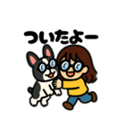 イヌとオンナ～ボストンテリア～（個別スタンプ：23）