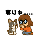 イヌとオンナ～ボストンテリア～（個別スタンプ：28）