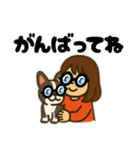 イヌとオンナ～ボストンテリア～（個別スタンプ：33）