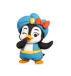 かわいいペンギンのリサ4\5（個別スタンプ：13）