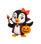 かわいいペンギンのリサ4\5（個別スタンプ：15）