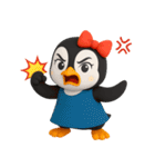 かわいいペンギンのリサ4\5（個別スタンプ：18）