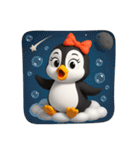 かわいいペンギンのリサ4\5（個別スタンプ：32）