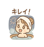 ゆのかの湯けむりほっこりスタンプ（個別スタンプ：25）
