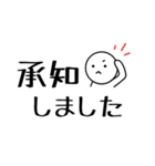 シンプルなデカ文字スタンプ。（個別スタンプ：15）