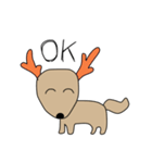COLORFUL HORN DEERS（個別スタンプ：7）