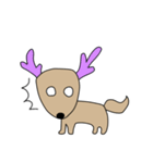 COLORFUL HORN DEERS（個別スタンプ：9）
