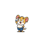 【敬礼動物】（個別スタンプ：1）