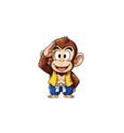 【敬礼動物】（個別スタンプ：9）