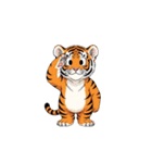 【敬礼動物】（個別スタンプ：14）
