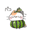 ゆるうさ達の夏のスタンプ（個別スタンプ：13）