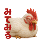 キモブサカワ14(ニワトリ)（個別スタンプ：31）