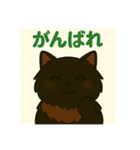 ✴︎長毛黒猫の日常用語スタンプ✴︎（個別スタンプ：26）
