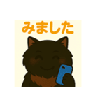✴︎長毛黒猫の日常用語スタンプ✴︎（個別スタンプ：40）