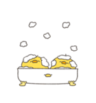 へんてこなべびぴよ双子（個別スタンプ：9）
