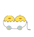 へんてこなべびぴよ双子（個別スタンプ：12）
