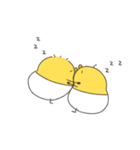 へんてこなべびぴよ双子（個別スタンプ：14）
