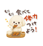 夏★大きい文字★白わんこ（個別スタンプ：31）