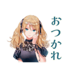 金髪ゴスロリツインテ女子の日常（個別スタンプ：3）