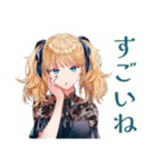 金髪ゴスロリツインテ女子の日常（個別スタンプ：9）