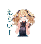 金髪ゴスロリツインテ女子の日常（個別スタンプ：18）