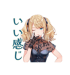 金髪ゴスロリツインテ女子の日常（個別スタンプ：23）