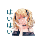 金髪ゴスロリツインテ女子の日常（個別スタンプ：31）