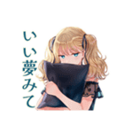 金髪ゴスロリツインテ女子の日常（個別スタンプ：34）