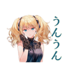 金髪ゴスロリツインテ女子の日常（個別スタンプ：37）