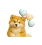 毎日つかえる♡もふもふ秋田犬ハロの日常（個別スタンプ：10）