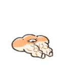 ふかふかしたパン むきむき（個別スタンプ：37）