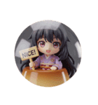 プリンに入ったみなみちゃん(丸型)（個別スタンプ：6）