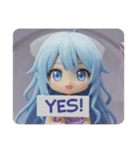 チャイナドレスみなみちゃん（個別スタンプ：1）