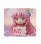 チャイナドレスみなみちゃん（個別スタンプ：4）