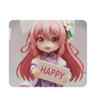 チャイナドレスみなみちゃん（個別スタンプ：6）