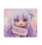 チャイナドレスみなみちゃん（個別スタンプ：7）