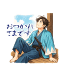 新撰組 日常 刀 壬生浪士組 ギャグ (小)（個別スタンプ：1）
