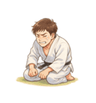 柔道 空手 男子 部活 スポーツ 面白い（個別スタンプ：17）